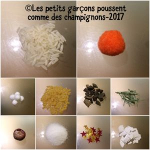 loto sonore : les matières