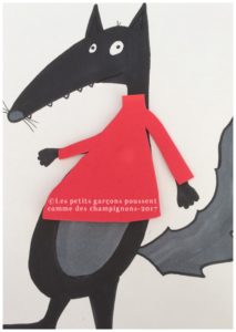 le loup qui voulait changer de couleur le rouge