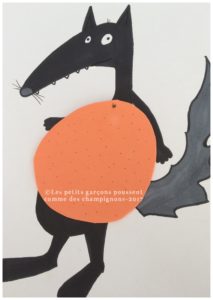 le loup qui voulait changer de couleur le orange