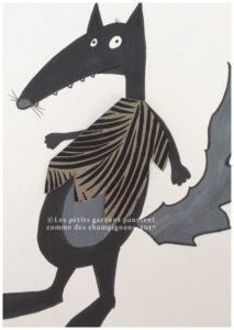le loup qui voulait changer de couleur le multicolore