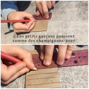 étapes 2 et 3 décoration de Noël