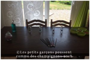 Anniversaire Harry Potter la table