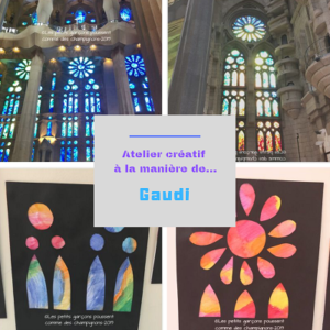 atelier créatif à la manière de gaudi