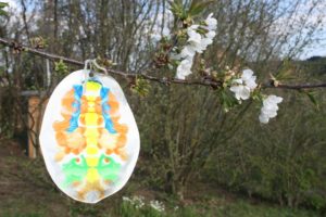 nos œufs de pâques dehors