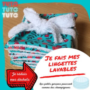 Je fais mes lingettes lavables