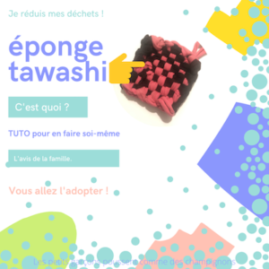 éponge tawashi une